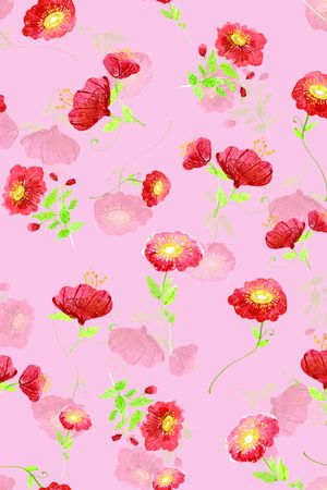 兰花印花华亿平台图片