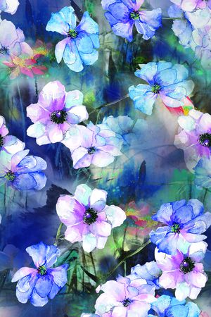 牡丹印花华亿平台图片