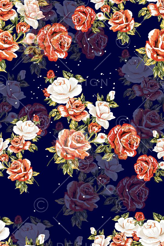 玫瑰印花华亿平台图片