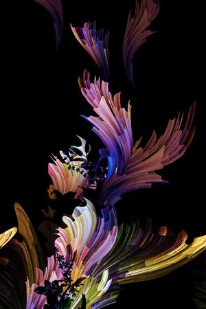 抽象印花华亿平台图片