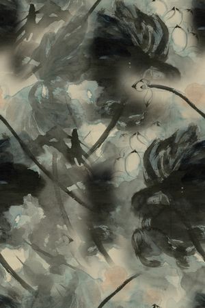 中国风印花华亿平台图片