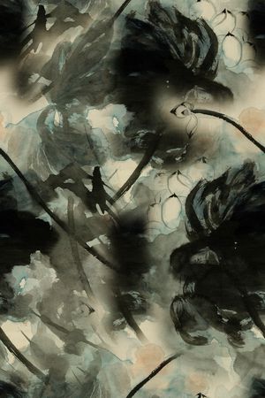 中国风印花华亿平台图片