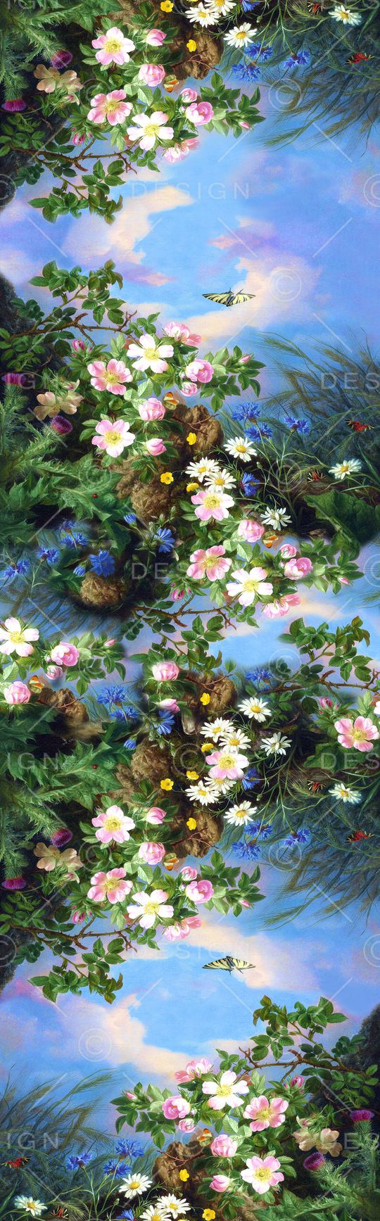 披肩长巾印花华亿平台图片