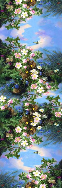 披肩长巾印花华亿平台图片