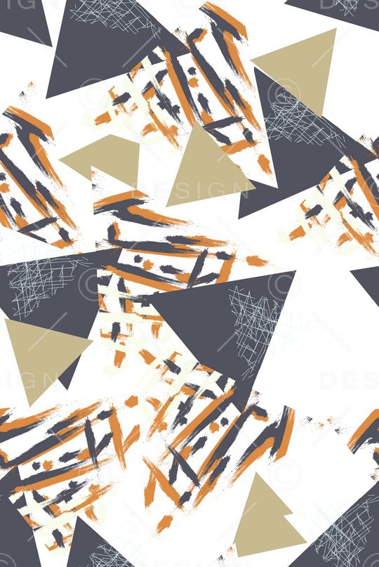 三角形印花华亿平台图片