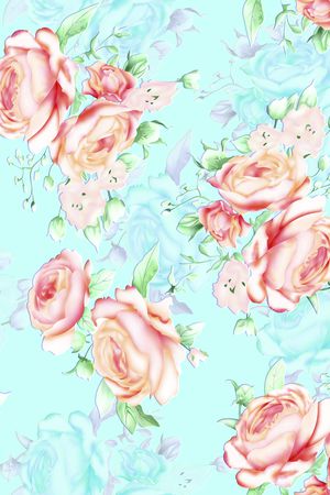 玫瑰印花华亿平台图片