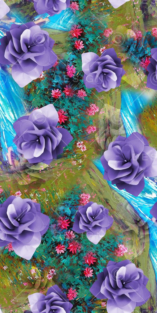 乱花印花华亿平台图片