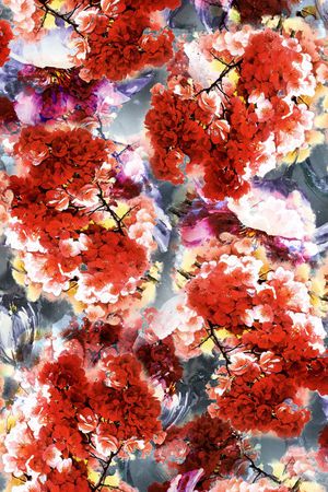 康乃馨印花华亿平台图片