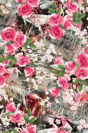 花朵印花华亿平台图片