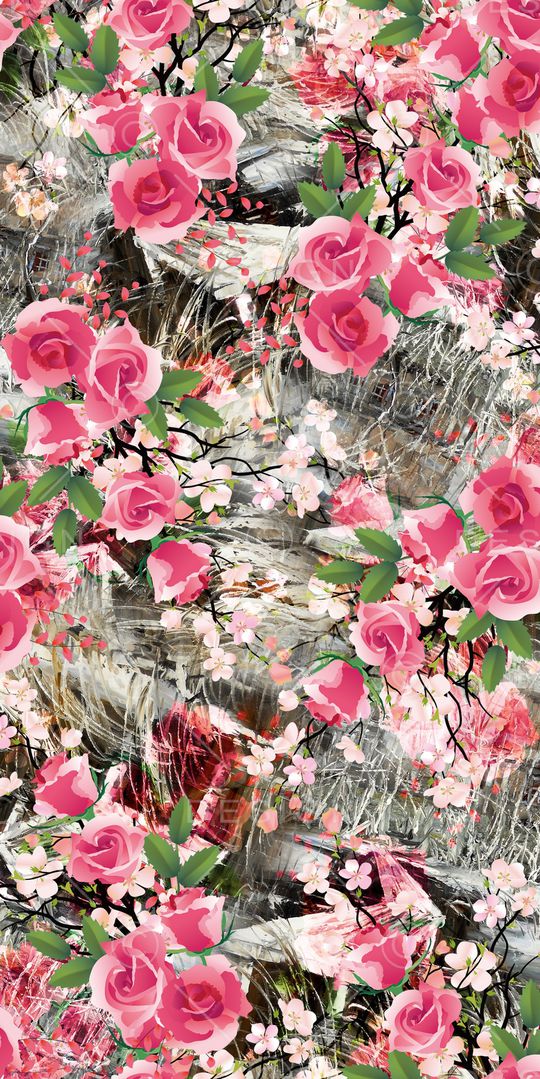 花朵印花华亿平台图片