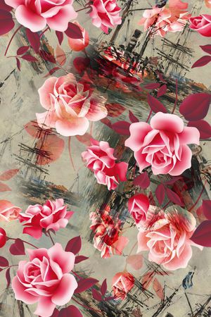 乱花印花华亿平台图片