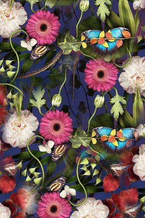 小碎花印花华亿平台图片