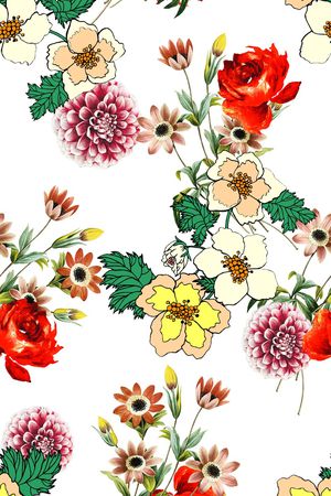 花卉玫瑰花印花华亿平台图片