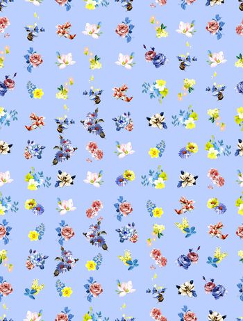 838364-329手绘水彩小碎花-C