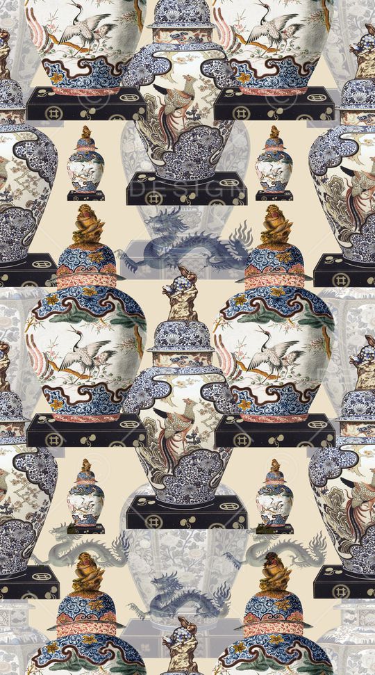 创意服装面料印花华亿平台图片