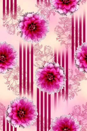 花朵印花华亿平台图片