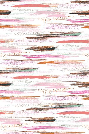 不规则横条纹印花华亿平台图片