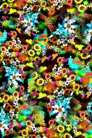 乱花印花华亿平台图片