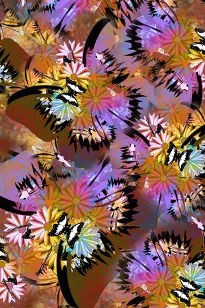 乱花印花华亿平台图片