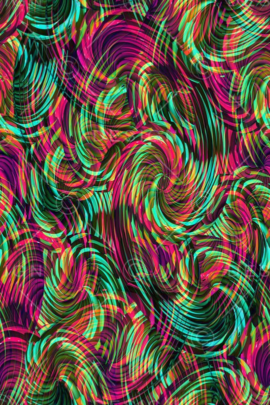 不规则几何印花华亿平台图片