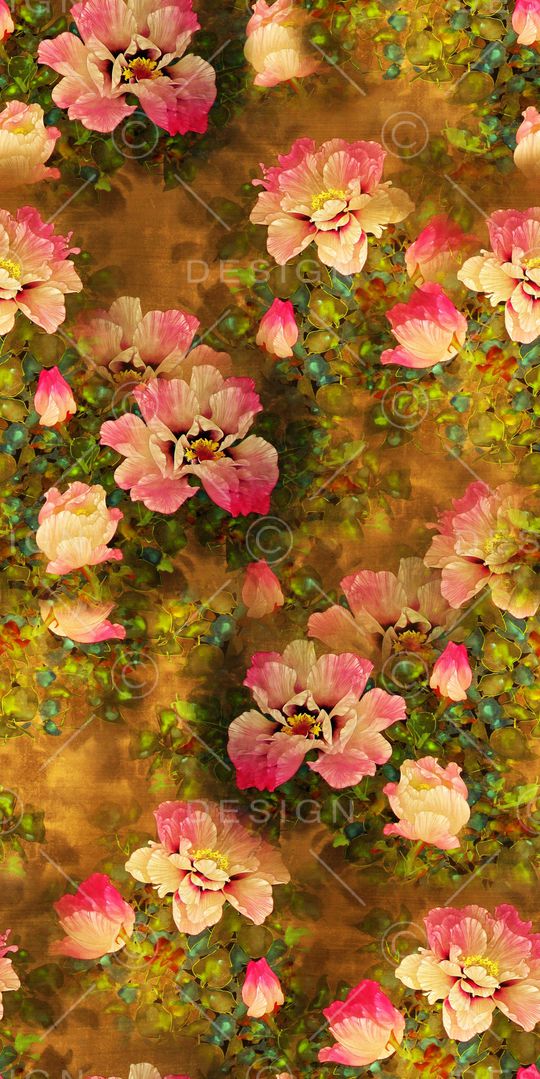 花瓣印花华亿平台图片