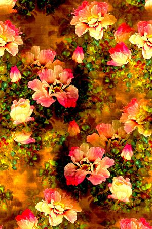 花瓣印花华亿平台图片