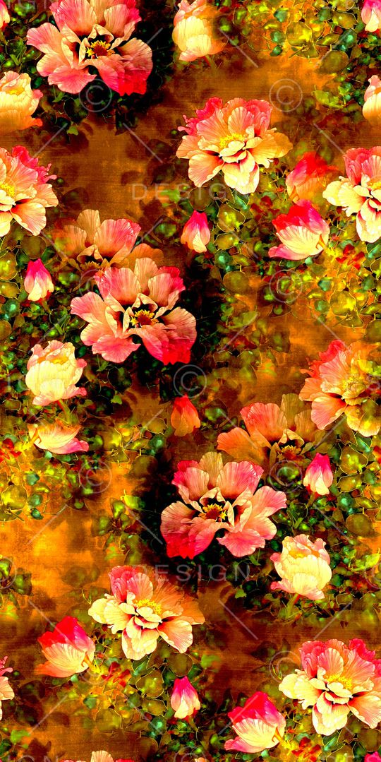 花瓣印花华亿平台图片