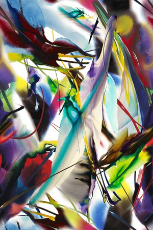 水彩印花华亿平台图片