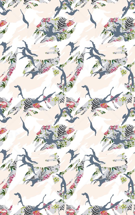 小碎花印花华亿平台图片