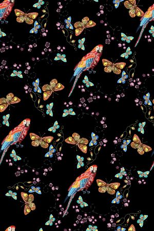 蝴蝶印花华亿平台图片