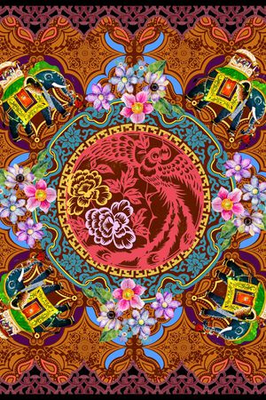 时尚印花华亿平台图片