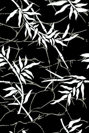 竹叶印花华亿平台图片