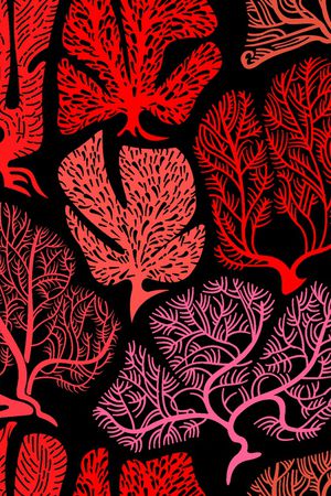 树枝印花华亿平台图片