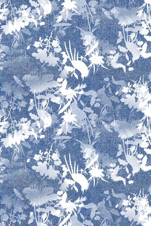 抽象花卉印花华亿平台图片