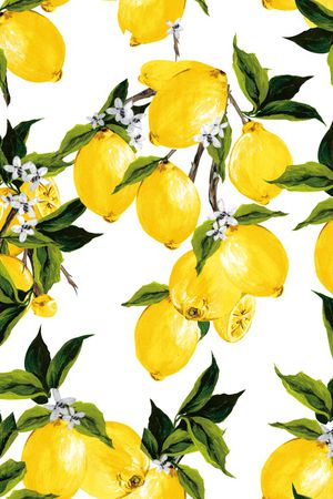 树叶印花华亿平台图片