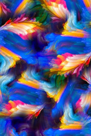 抽象印花华亿平台图片