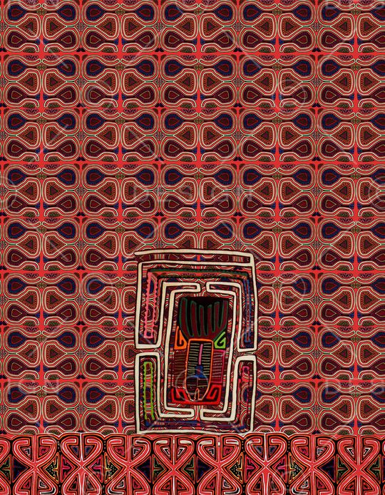 中国风印花华亿平台图片