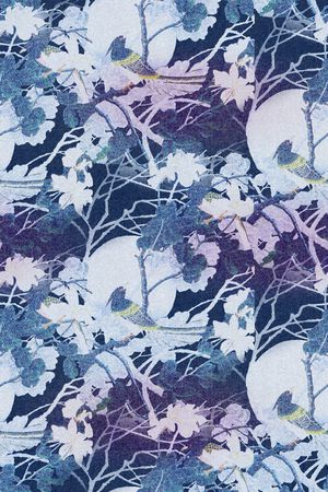 花鸟印花华亿平台图片