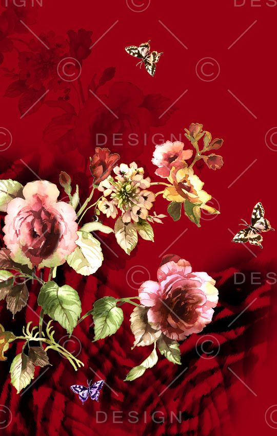 动物纹印花华亿平台图片