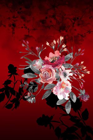 大红花印花华亿平台图片