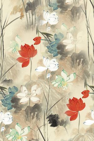 花瓣印花华亿平台图片