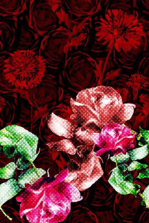 波点印花华亿平台图片