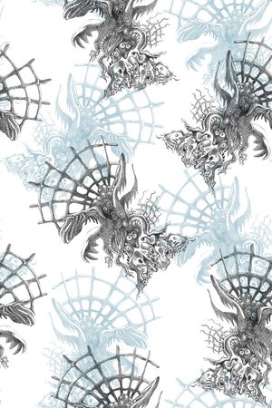 抽象纹理印花华亿平台图片