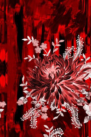 花朵印花华亿平台图片