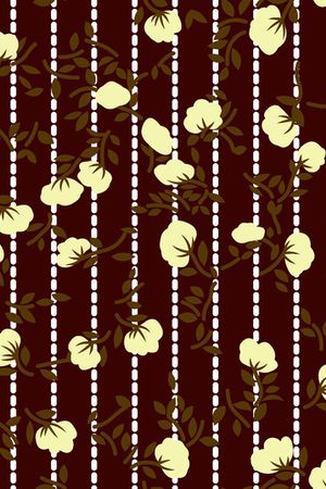 传统几何小碎花印花华亿平台图片