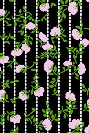 传统几何小碎花印花华亿平台图片