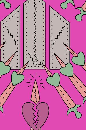 几何花卉印花华亿平台图片