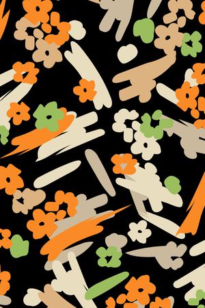 斜纹花卉印花华亿平台图片