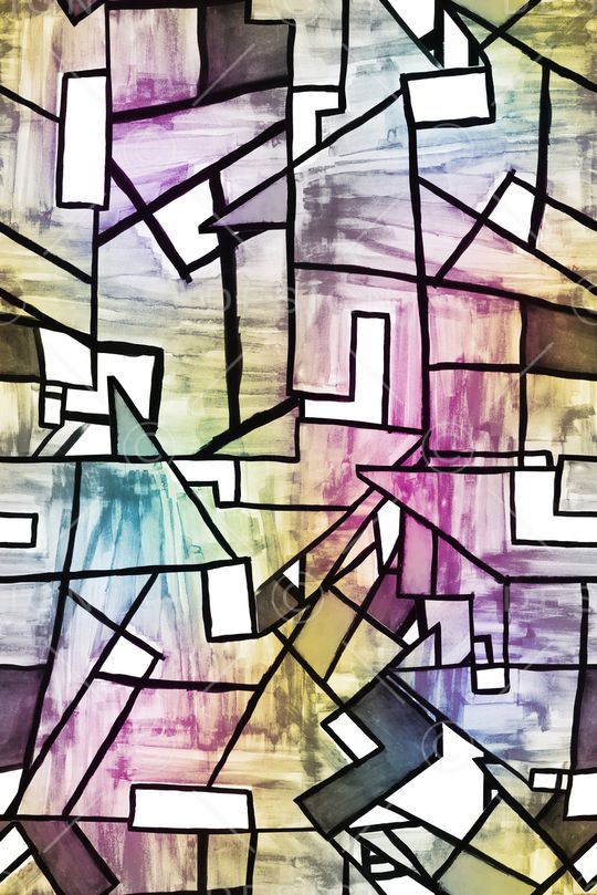 线条印花华亿平台图片