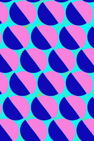 几何圆圈印花华亿平台图片